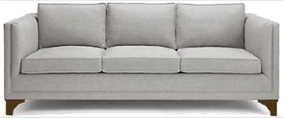 오래가는 멋진 회색 거실 가구 200*87*80cm 긴 회색 소파 ISO 14001